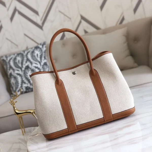 Hermès Canvas Garden Party Tote Bag image 1