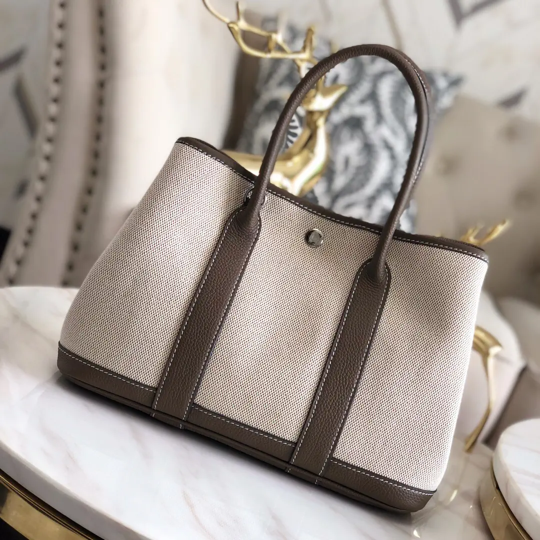 Hermès Canvas Garden Bag image 1