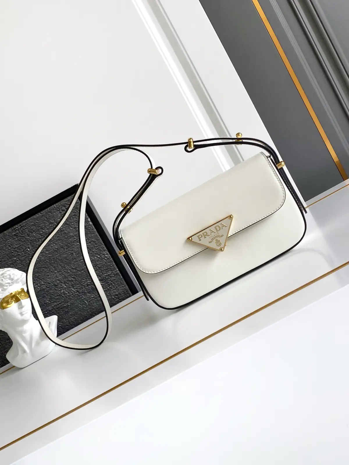 Prada Adjustable Strap Shoulder Bag image 1