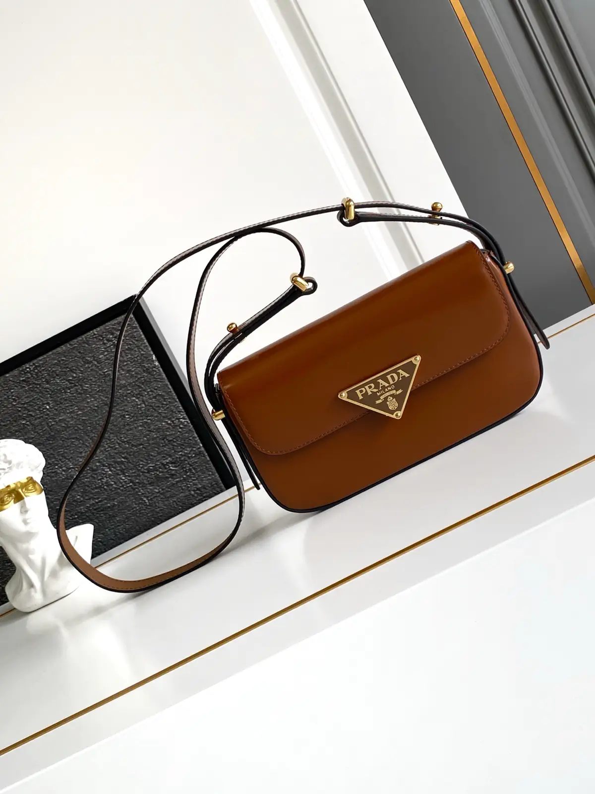 Prada Adjustable Strap Shoulder Bag image 1