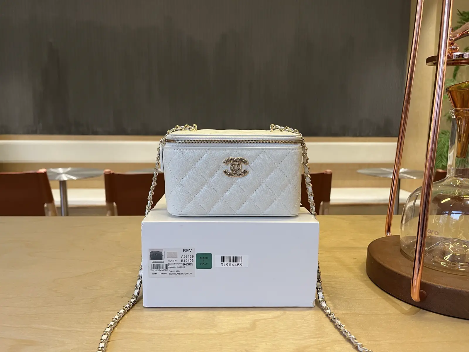 Chanel Quilted Heart Logo Crossbody Bag image 1