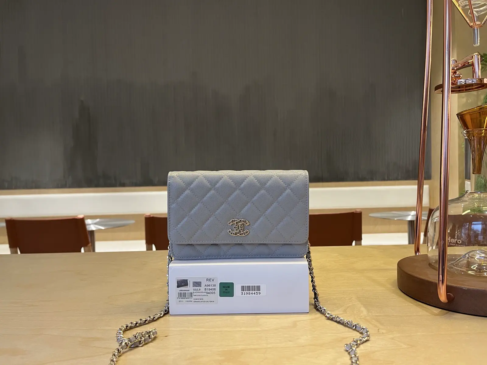 Chanel Quilted Heart Logo Crossbody Bag image 1
