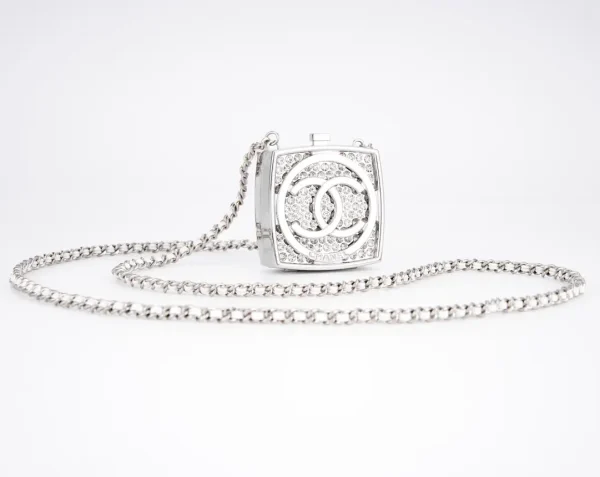 Chanel Rhinestone Embellished Box Crossbody Bag image 1