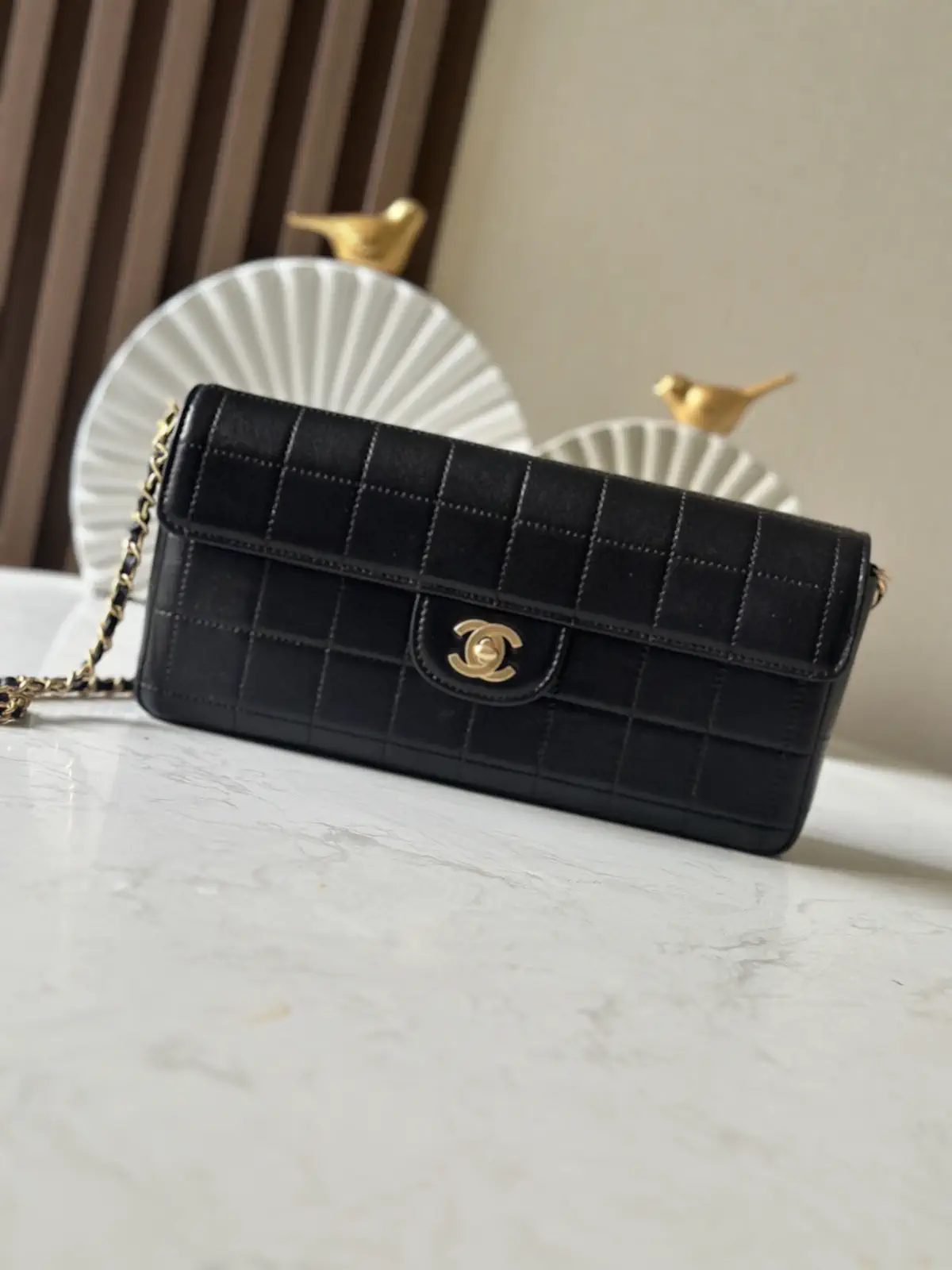 Chanel Quilted East West Shoulder Bag image 1