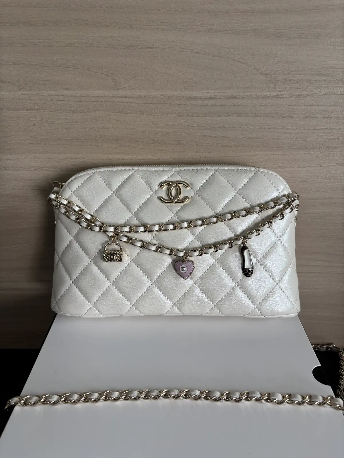 Chanel Quilted Chain Crossbody Bag image 1