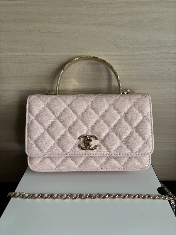 Chanel Quilted Top Handle Bag image 1