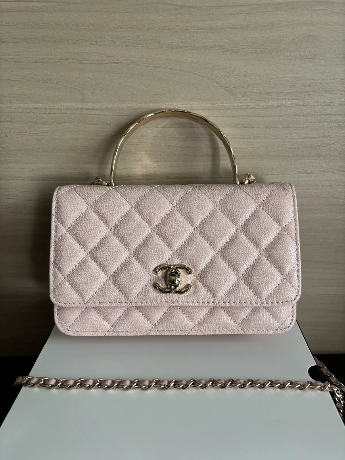 Chanel Quilted Top Handle Bag image 1