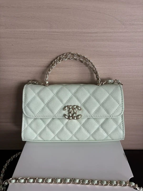 Chanel Quilted Top Handle Bag image 1