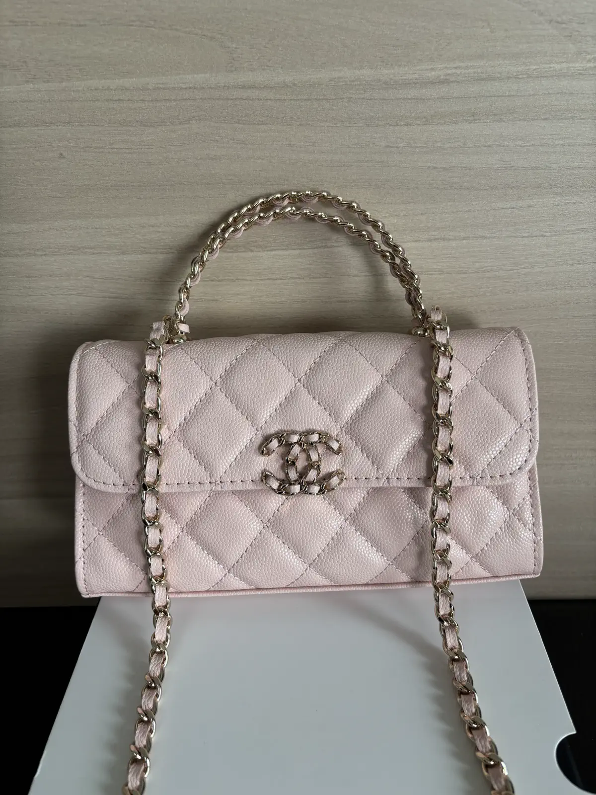 Chanel Quilted Top Handle Bag image 1