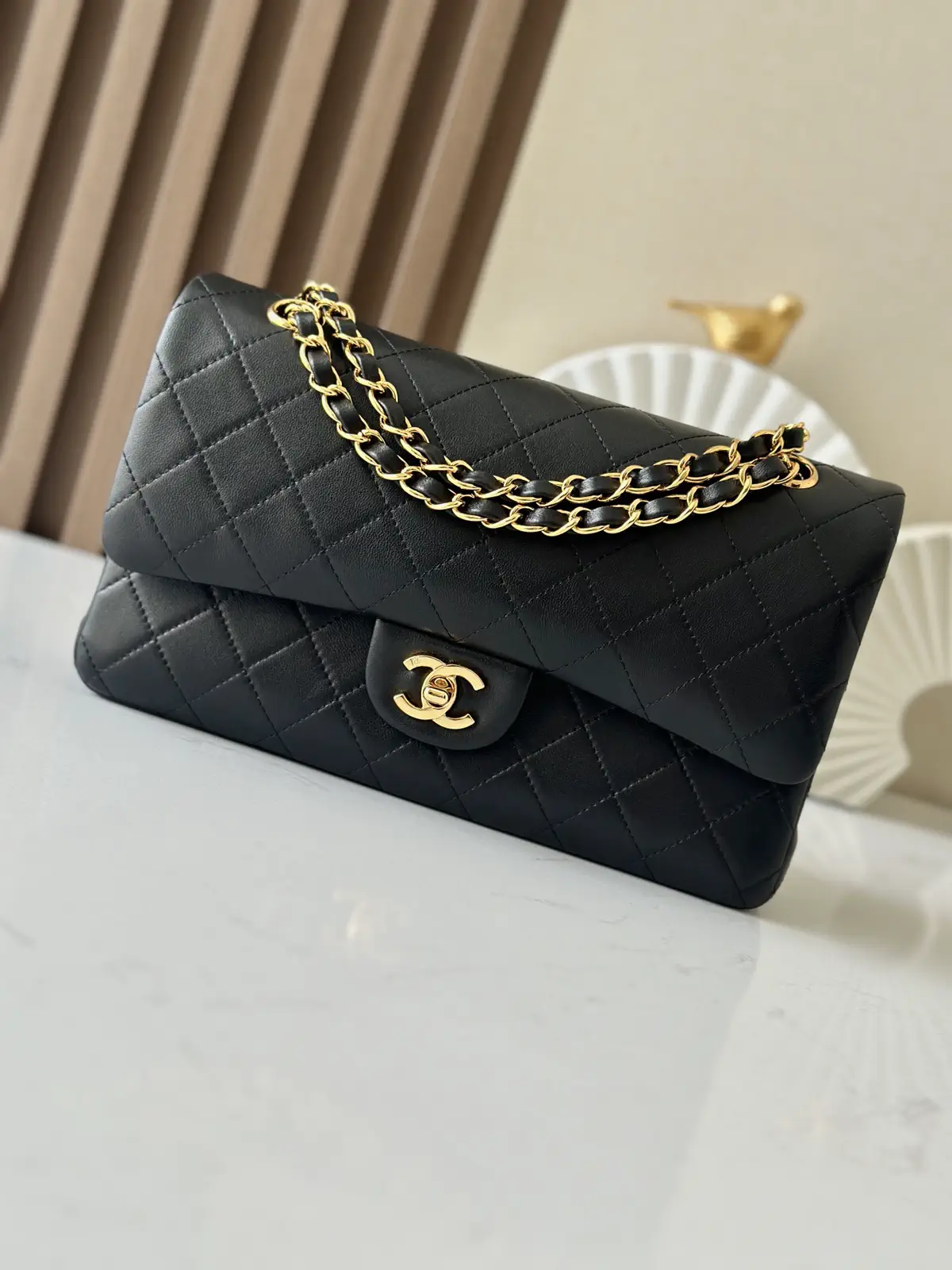 Chanel Quilted Classic Flap Shoulder Bag image 1