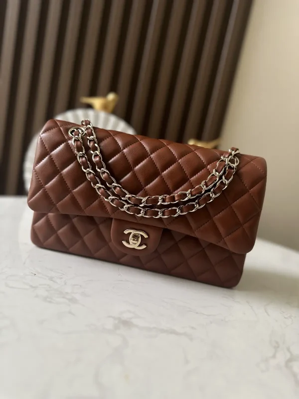 Chanel Quilted Leather Chain Shoulder Bag image 1
