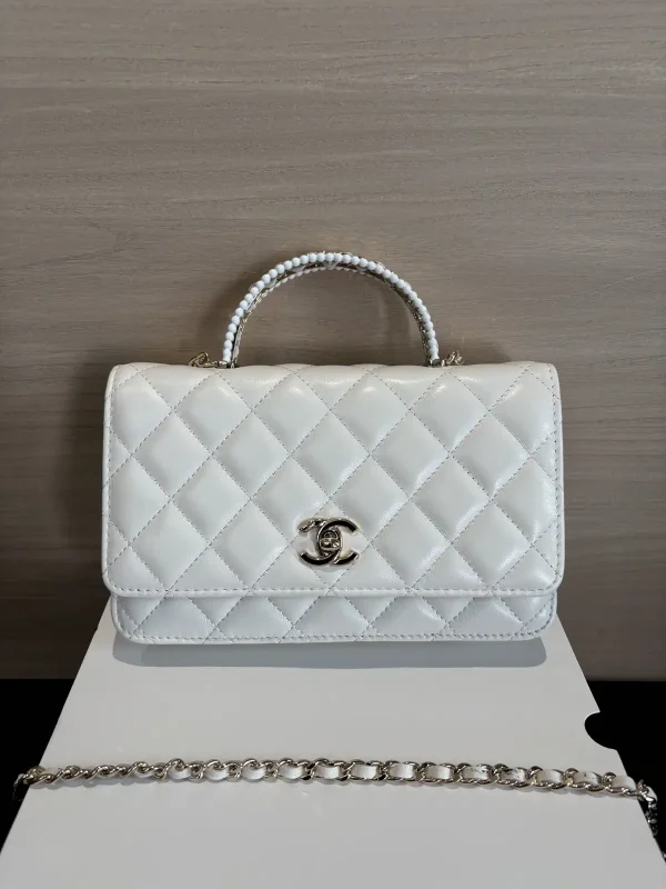 Chanel Quilted Top Handle Bag image 1