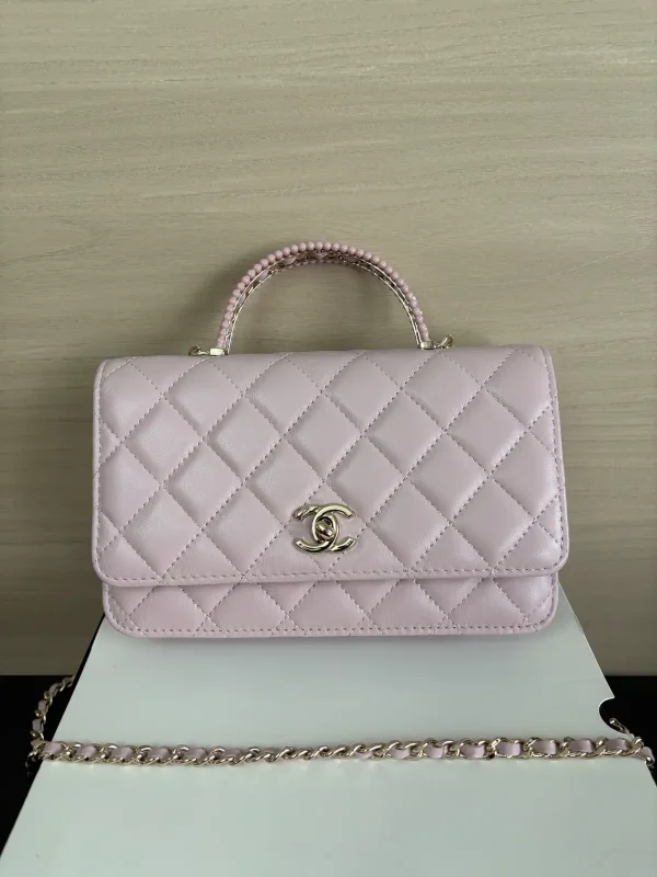 Chanel Quilted Top Handle Bag image 1