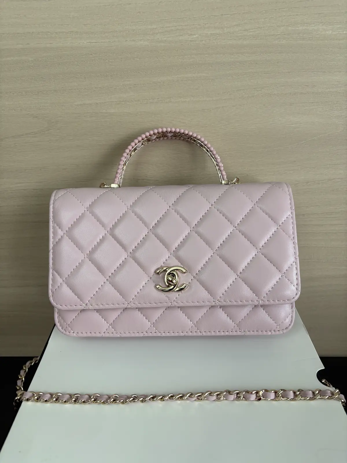 Chanel Quilted Top Handle Bag image 1