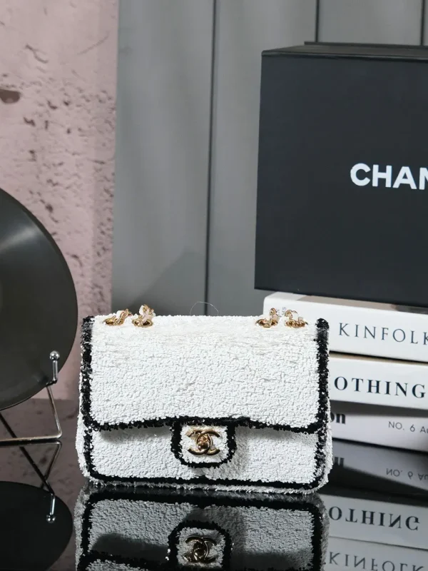 Chanel Quilted Sequin Crossbody Bag image 1