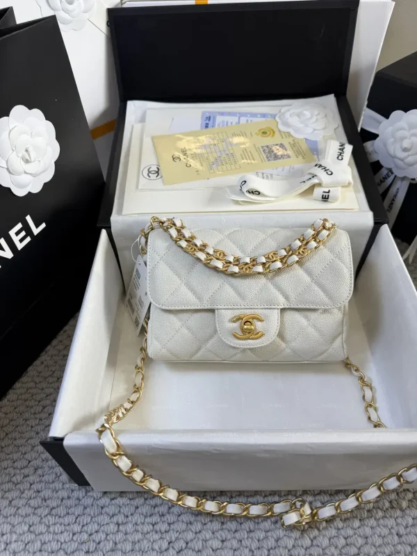 Chanel Quilted Double Chain Shoulder Bag image 1