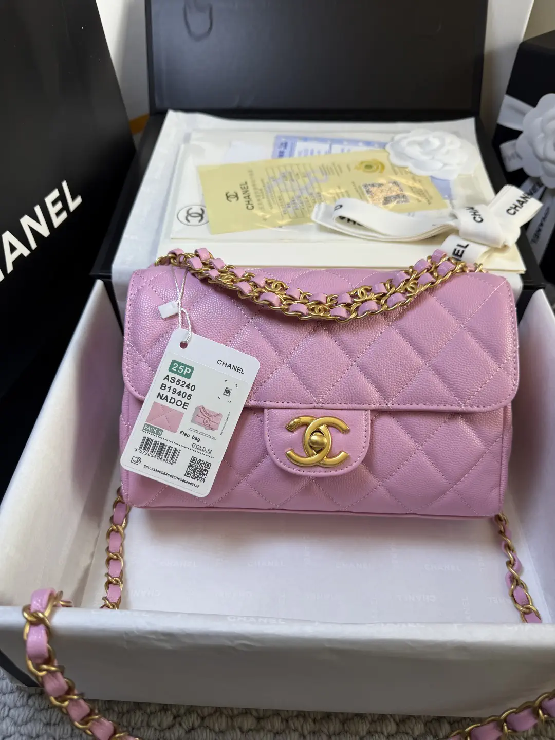 Chanel Quilted Double Chain Flap Bag image 1