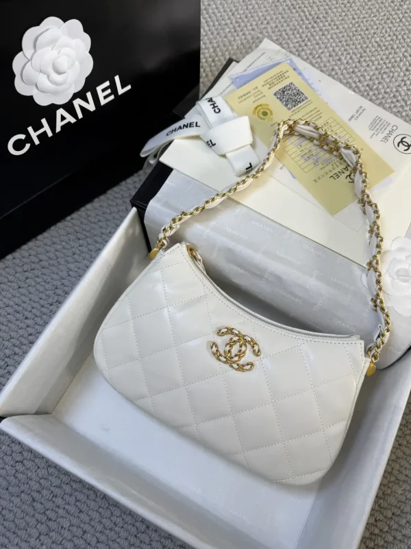 Chanel Quilted Hobo Shoulder Bag image 1