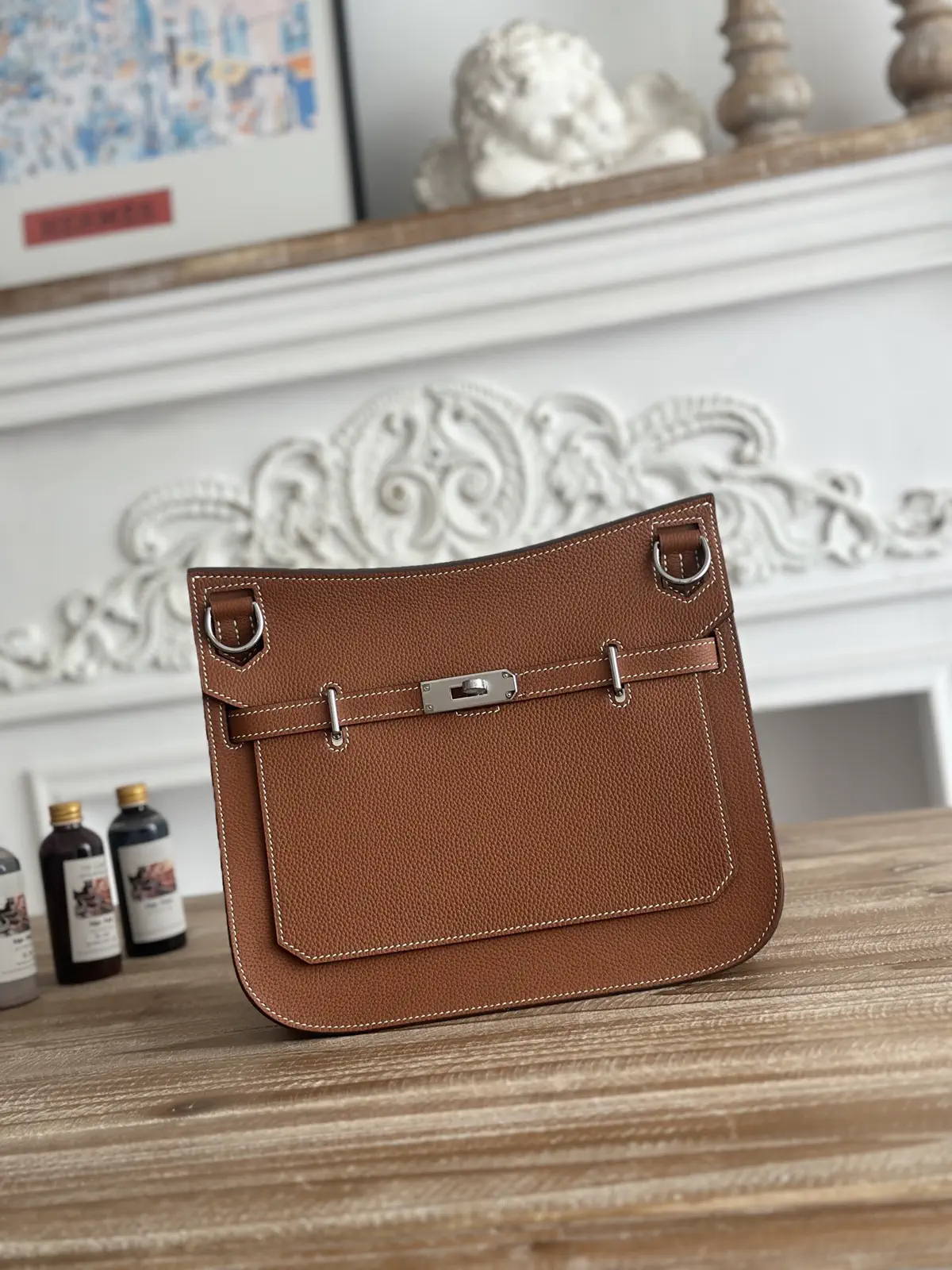 Hermès Brown Jypsiere 28 Crossbody Bag image 1