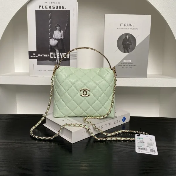 Chanel Quilted Top Handle Crossbody Bag image 1
