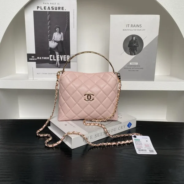 Chanel Quilted Top Handle Crossbody Bag image 1