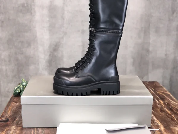 Convertible Lace-Up Platform Martin Boots image 1