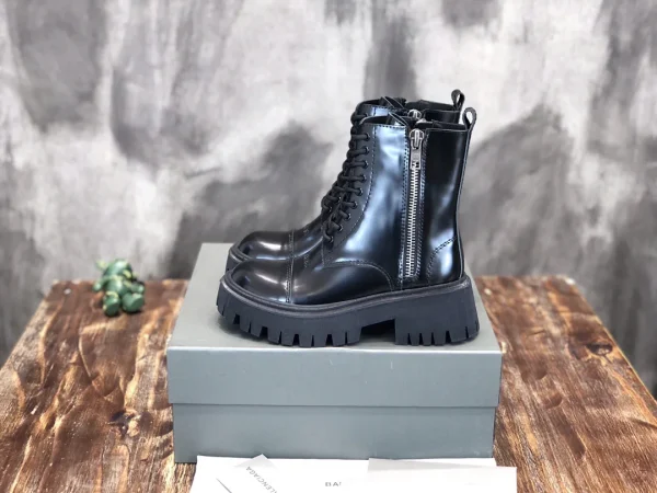 Lace-Up Platform Martin Boots image 1
