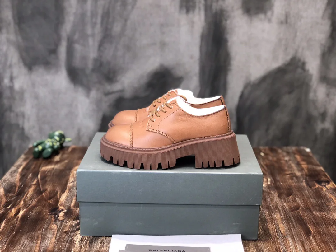 Balenciaga 2021 Early Autumn Lace-Up Platform Shoes image 1