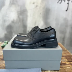 Balenciaga Trooper Lace-Up Leather Boots image 1
