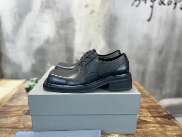 Balenciaga Trooper Lace-Up Leather Boots image 1
