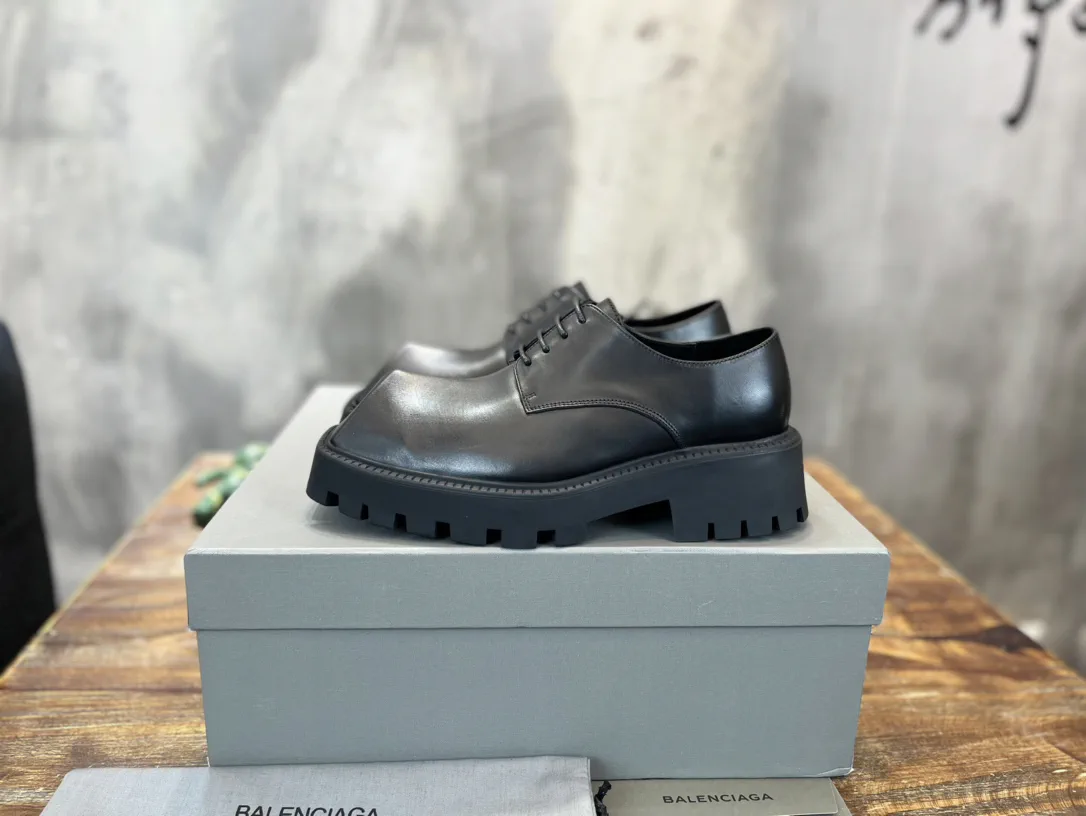 Balenciaga Trooper Lace-Up Boots image 1