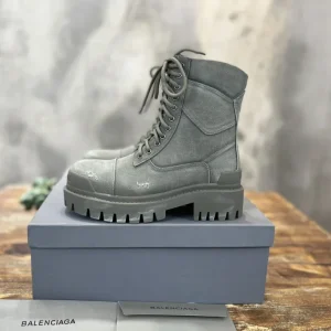 Balenciaga 22FW Strike Distressed Combat Boots image 1