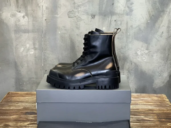 Balenciaga Distressed Vintage High-Top Boots image 1