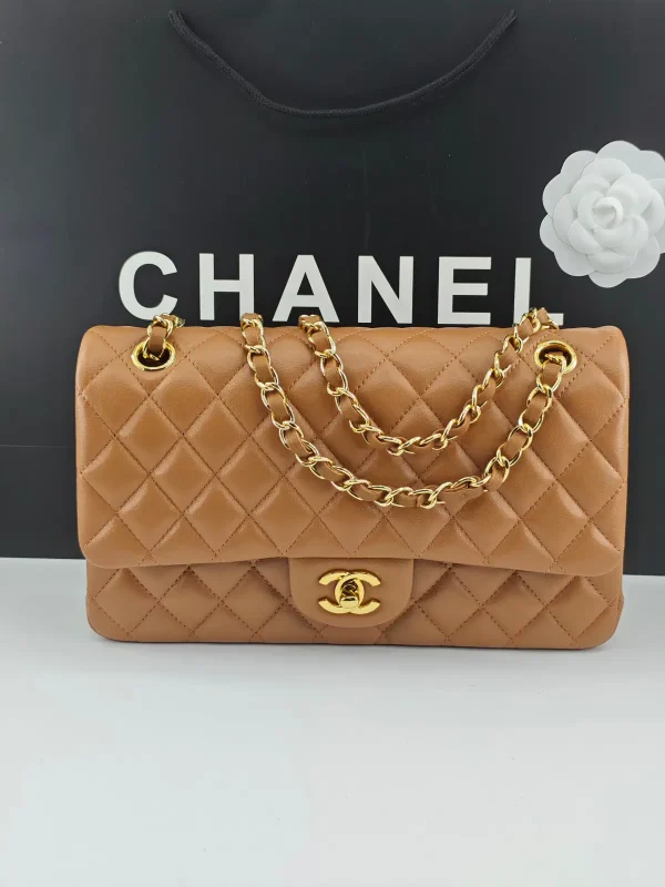 Chanel Quilted Shoulder Bag with Gold Hardware image 1