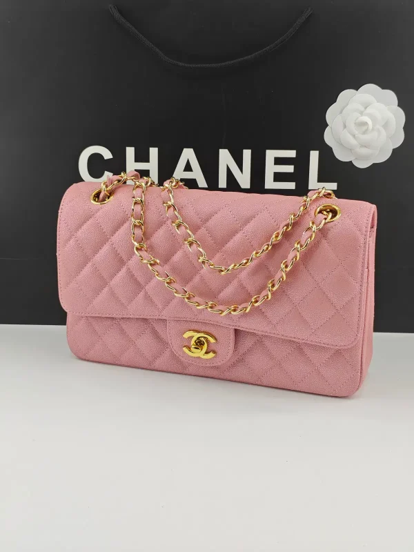 Chanel Quilted Pink Shoulder Bag image 1