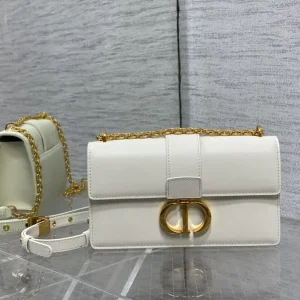 Dior White 30 Montaigne Chain Shoulder Bag image 1
