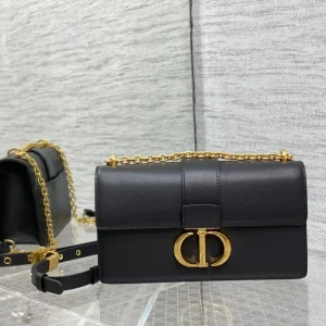 Dior Black 30 Montaigne Chain Shoulder Bag image 1