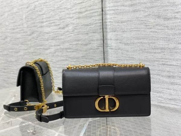 Dior Black 30 Montaigne Chain Shoulder Bag image 1