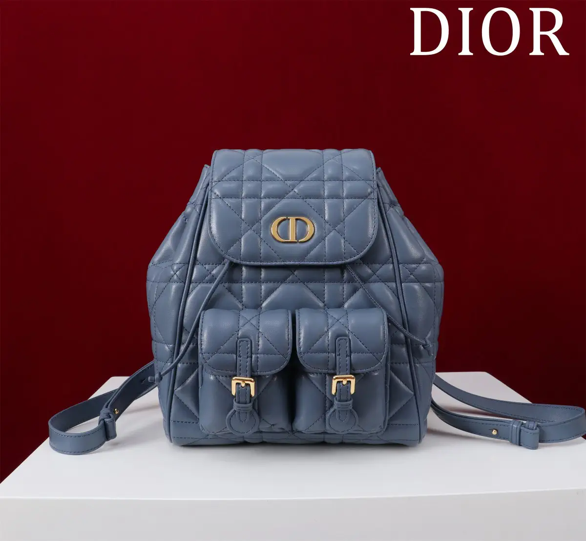 Dior Quilted Leather Backpack image 1