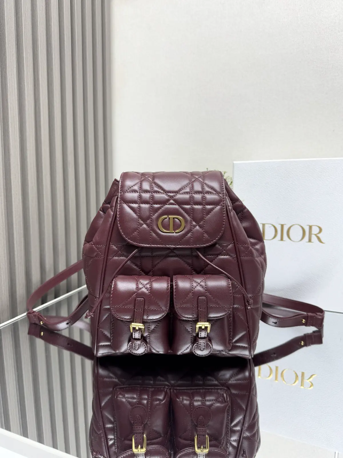 Dior Caro Quilted Backpack image 1