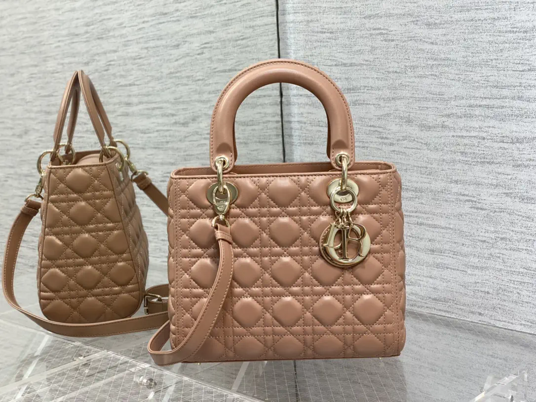 Dior Quilted Top Handle Bag image 1