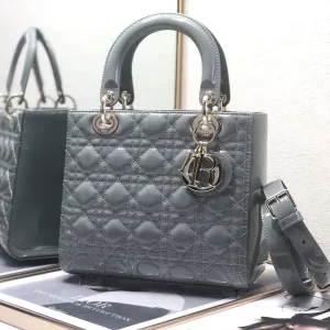 Dior Quilted Patent Top Handle Bag image 1