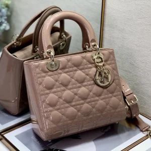 Dior Quilted Patent Top Handle Bag image 1