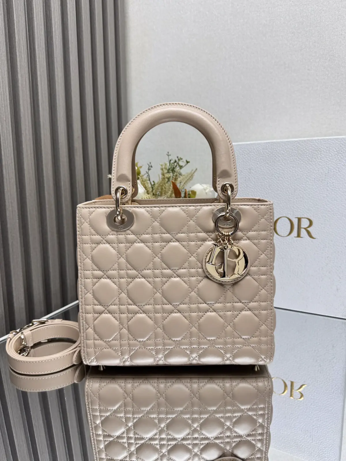Dior Quilted Top Handle Bag image 1
