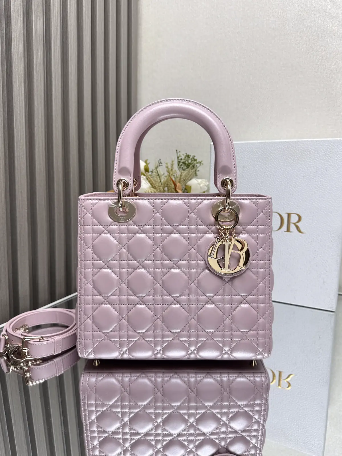 Dior Quilted Top Handle Bag image 1