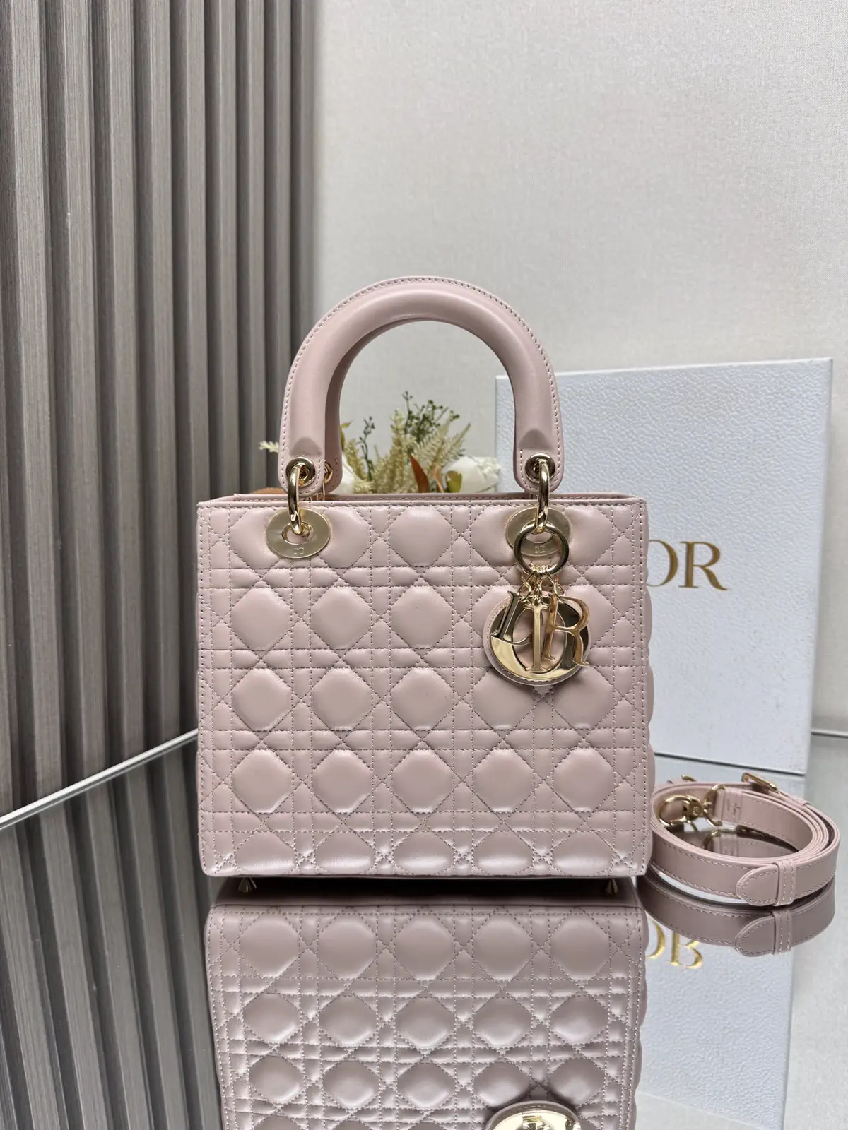 Dior Quilted Top Handle Bag image 1