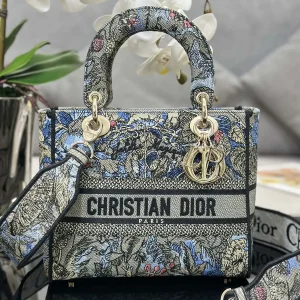 Dior Jardin Magique Embroidered Medium Lady D-Lite Bag image 1