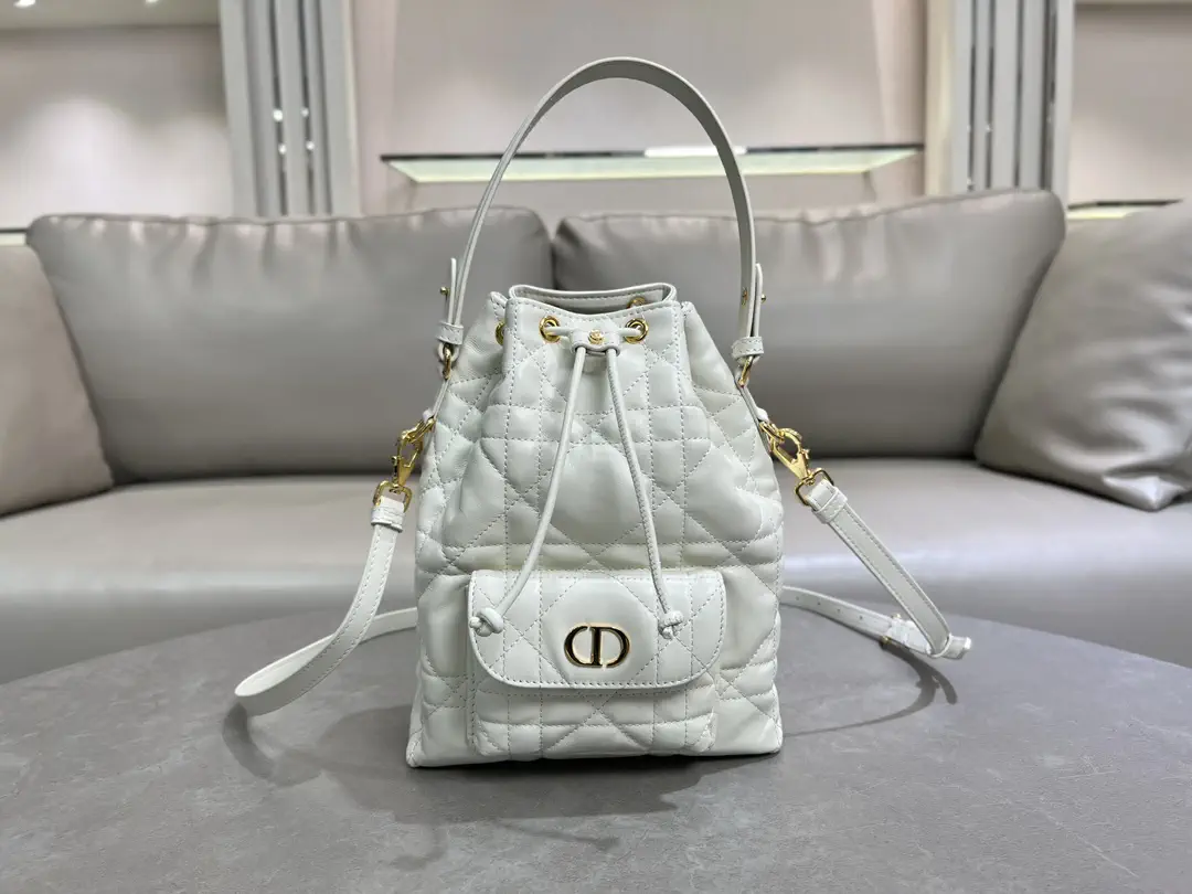 Dior Caro Quilted Bucket Bag image 1
