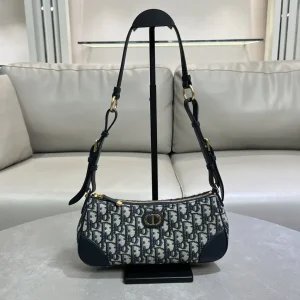Dior Wanderlust Mini Bag with Blue Oblique Print image 1