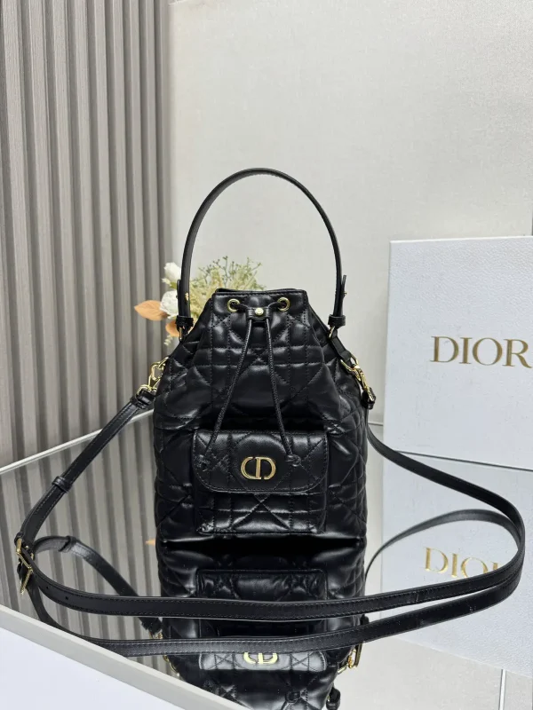Dior Caro Quilted Bucket Bag image 1
